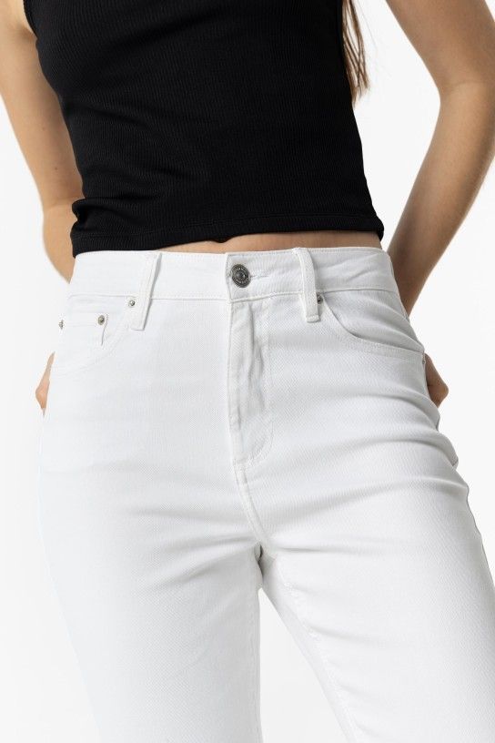 Vaquero Megan Blanco - Imagen 4