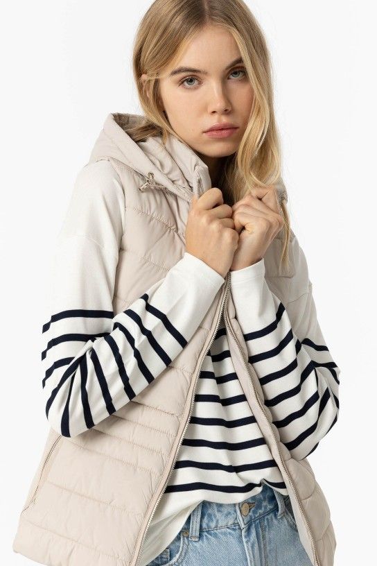 Chaleco Eve 4 beige - Imagen 3