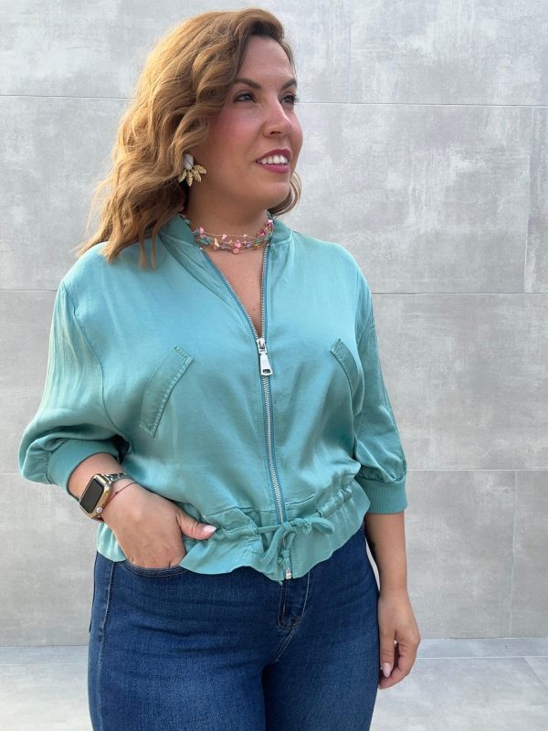 Bomber Dubai Turquesa