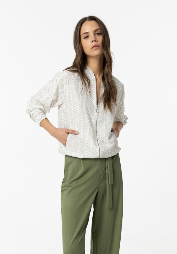 Bomber Leesa blanca - Imagen 2