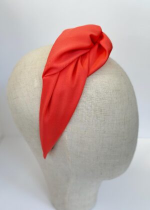 Diadema Maxi Nudo coral oscuro
