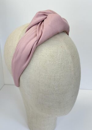 Diadema Maxi Nudo rosa
