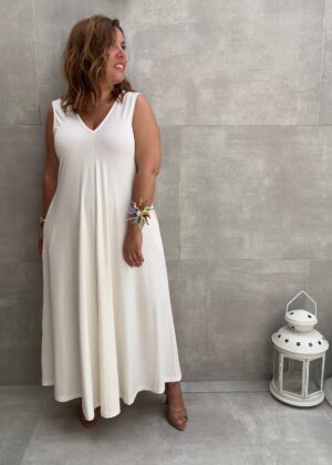 Vestido Chipre Crema