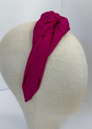 Diadema Maxi Nudo buganvilla