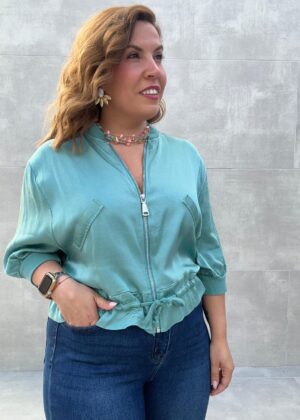 Bomber Dubai Turquesa