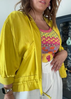 Bomber Dubai amarillo