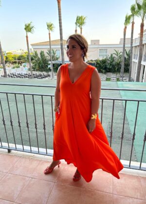 Vestido Chipre Naranja