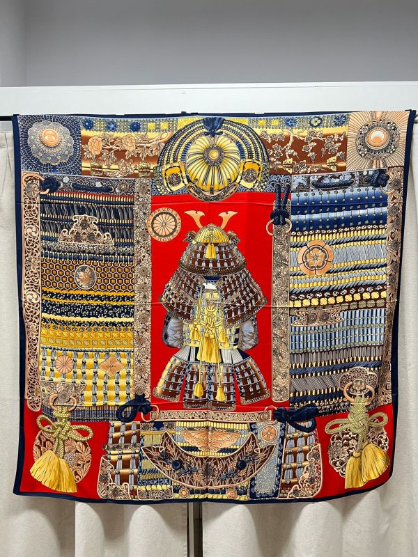 Pañuelo Samurai marino y rojo