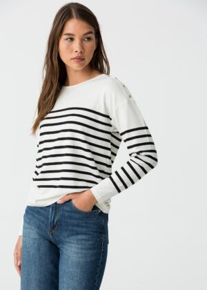 Camiseta Venice blanco y negro