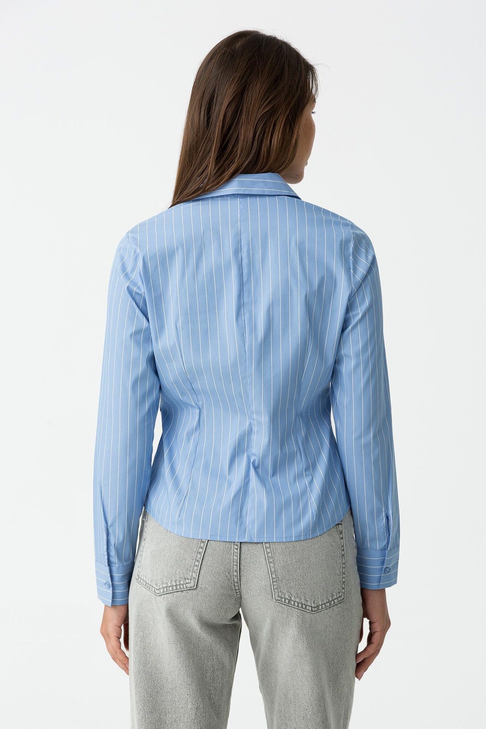 Camisa Beto azul rayas - Imagen 3