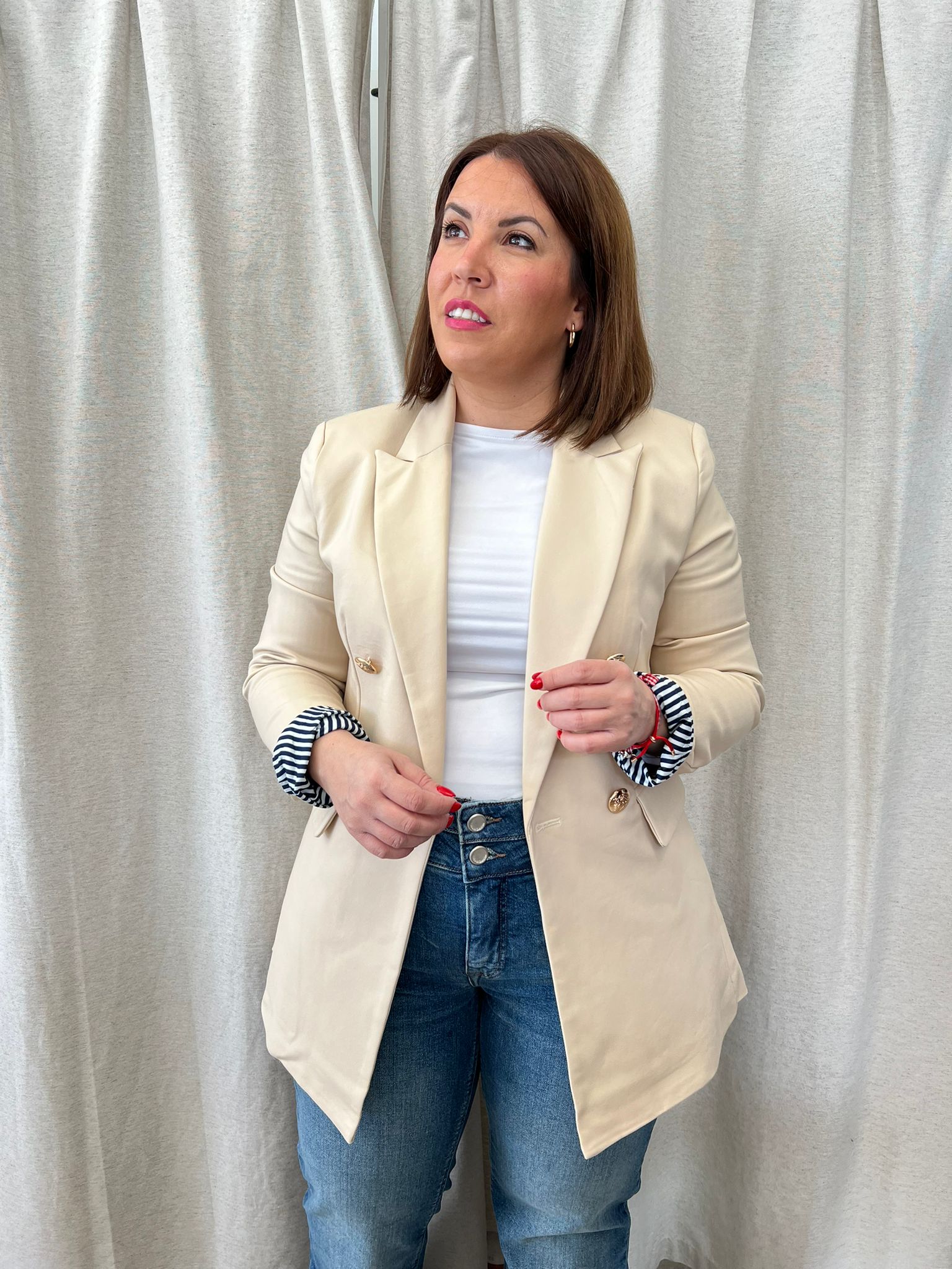Blazer Timón Beige