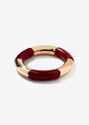 Brazalete dorado y burdeos 1915