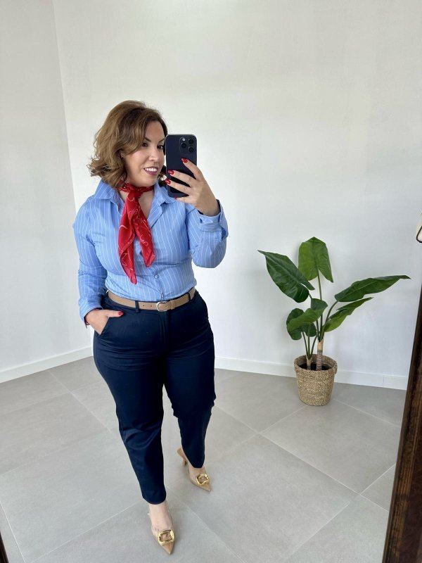 Pantalón Bianca marino