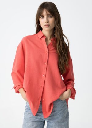 Camisa Elli coral