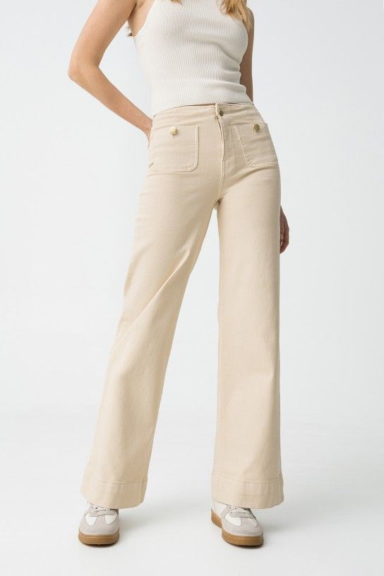 Pantalón sarah beige - Imagen 5