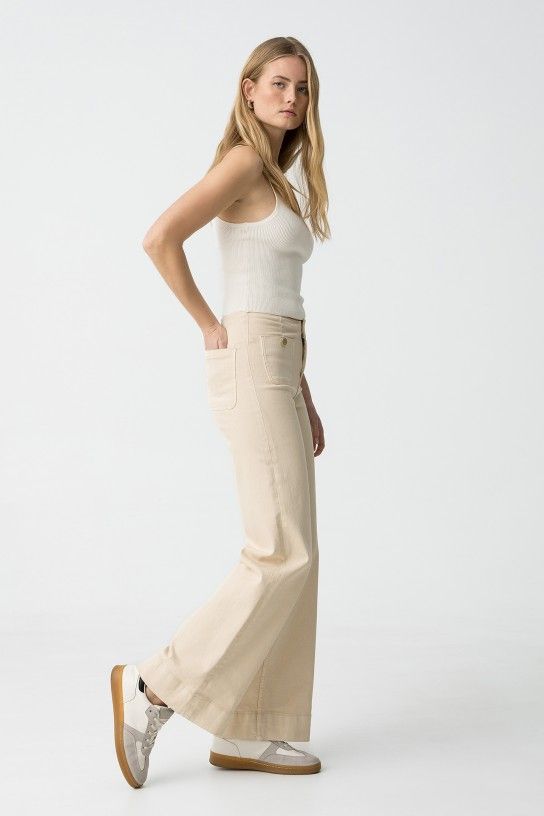 Pantalón sarah beige - Imagen 3