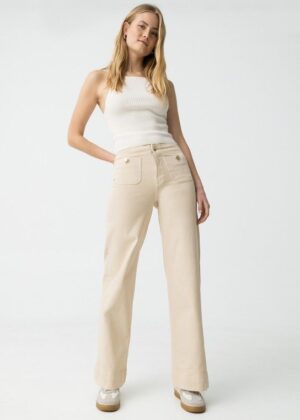 JEAN SARAH_3 Denim crema