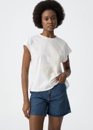 Camiseta Madrid Blanco Perla