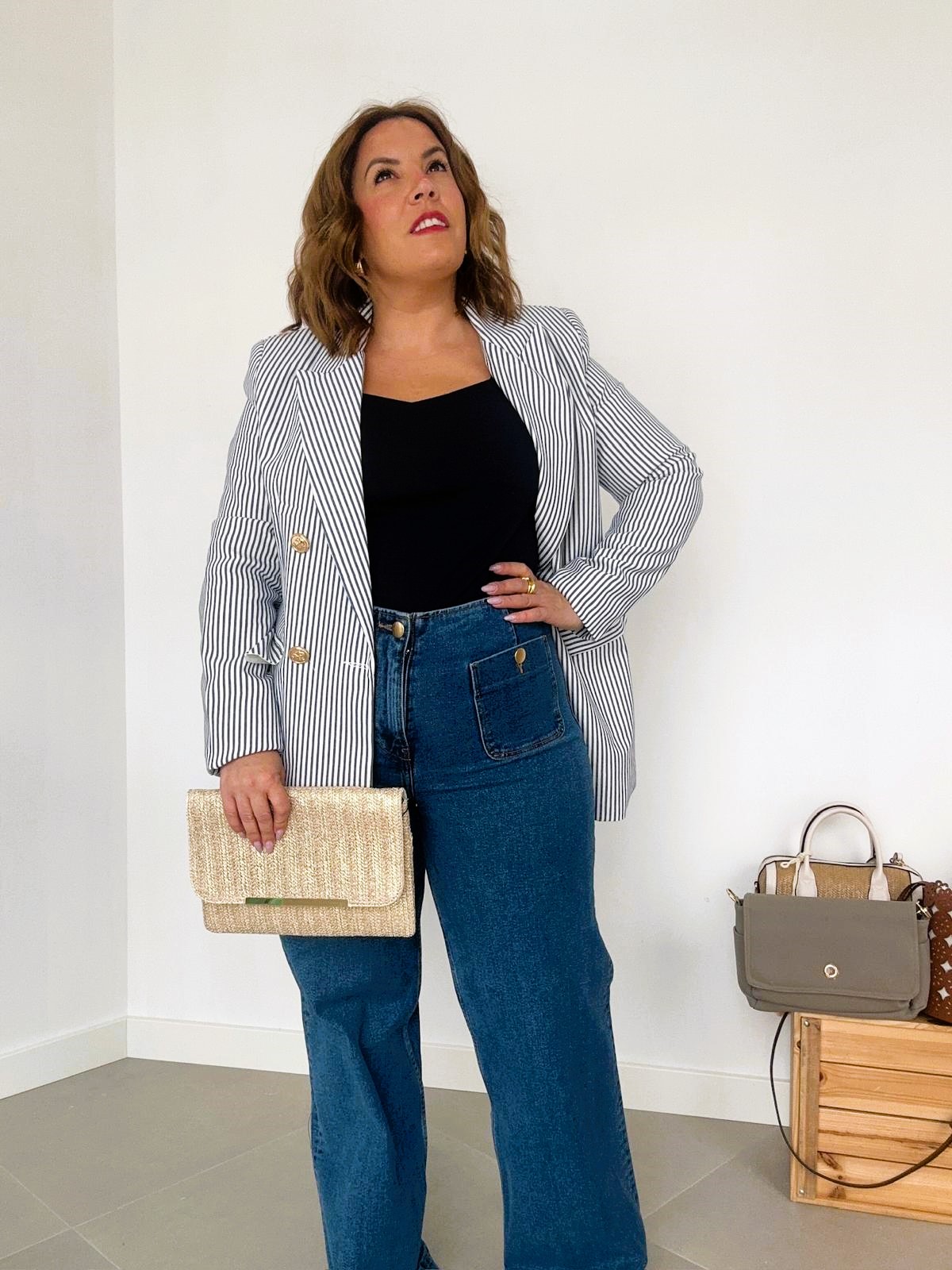 Blazer Rayas Marino - Imagen 5