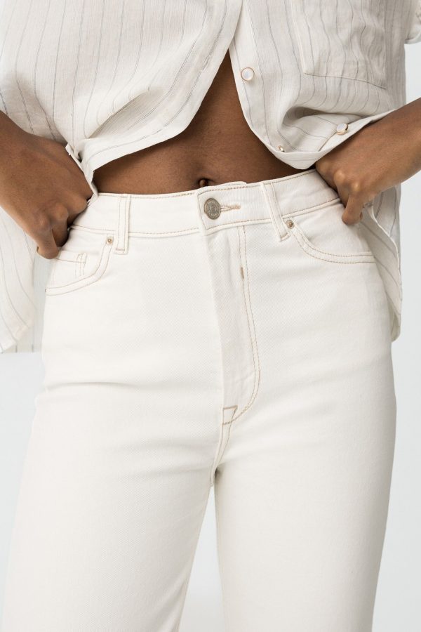 Jean MOMFIT crema - Imagen 3