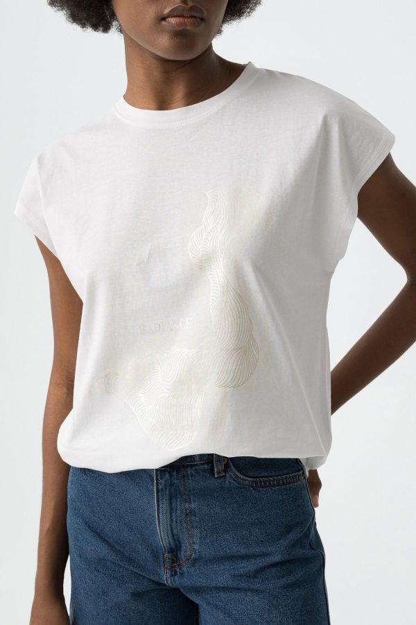 Camiseta Madrid Blanco Perla - Imagen 2