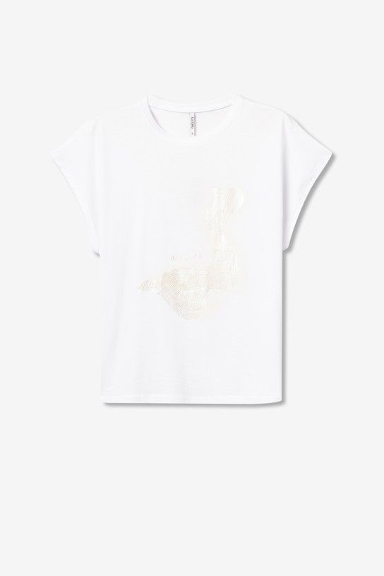 Camiseta Madrid Blanco Perla - Imagen 5