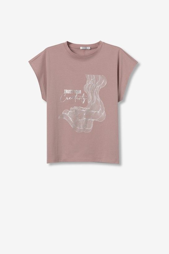 Camiseta Madrid 21 rosa plateada - Imagen 5