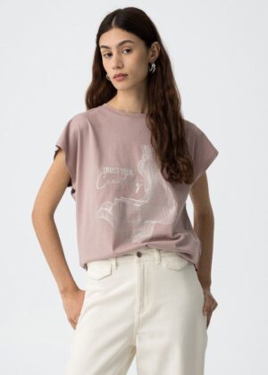 Camiseta Madrid 21 rosa plateada
