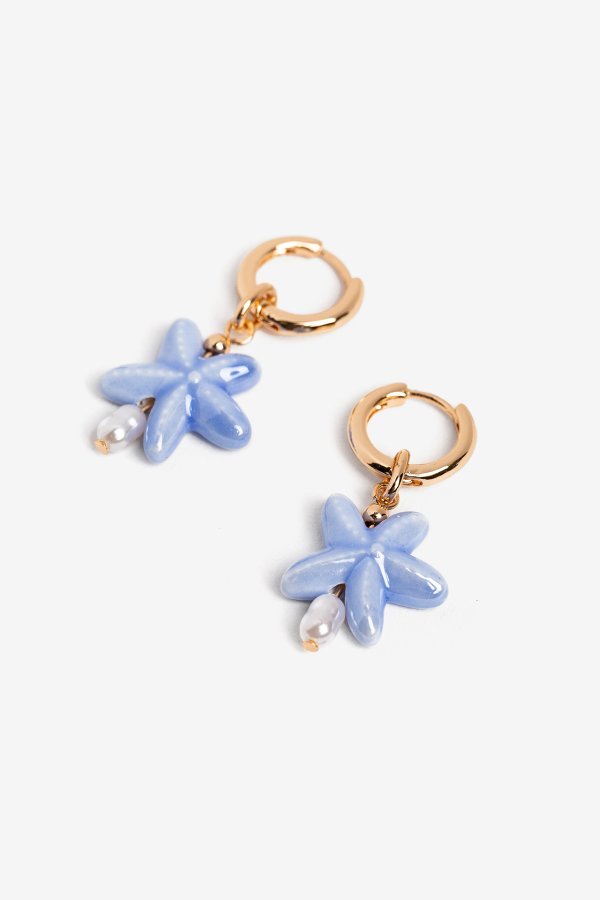 Pendientes aro estrella - Imagen 2