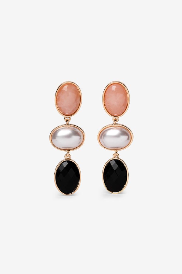 Pendientes dorados con colgante EAR 9455