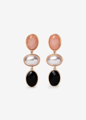 Pendientes dorados con colgante EAR 9455