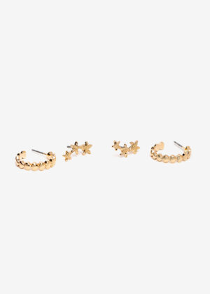 Pack Pendientes 9675 MARINOS oro