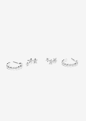 Pack Pendientes 9675 MARINOS plata