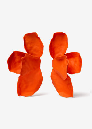 Pendientes PETALOS naranja