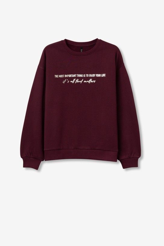 Sudadera Oceanic BURDEOS - Imagen 2