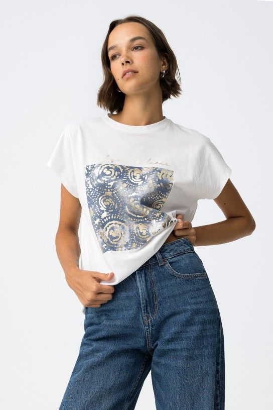 Camiseta Madrid 22 Blanca azul