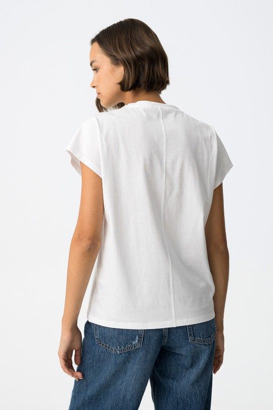 Camiseta Madrid 22 Blanca azul - Imagen 3