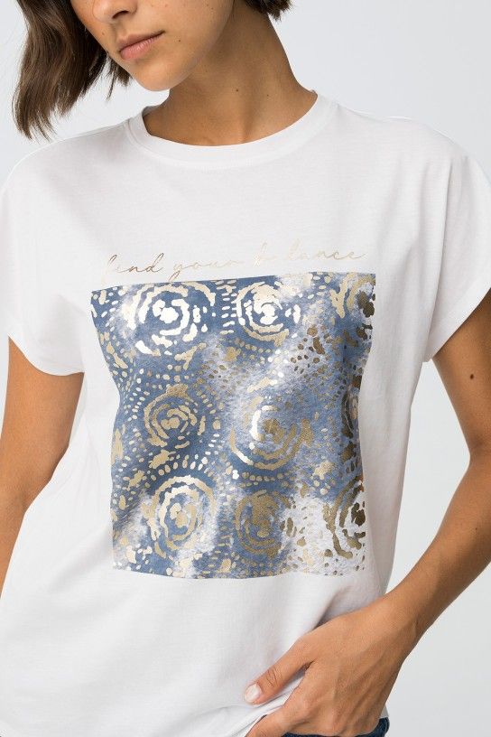 Camiseta Madrid 22 Blanca azul - Imagen 4