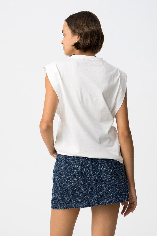 Camiseta Indigo Blanco - Imagen 3