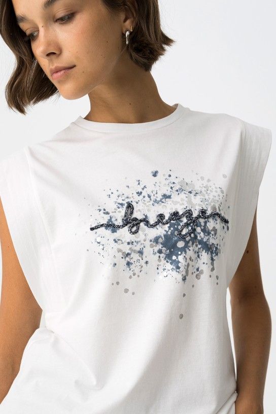 Camiseta Indigo Blanco - Imagen 4