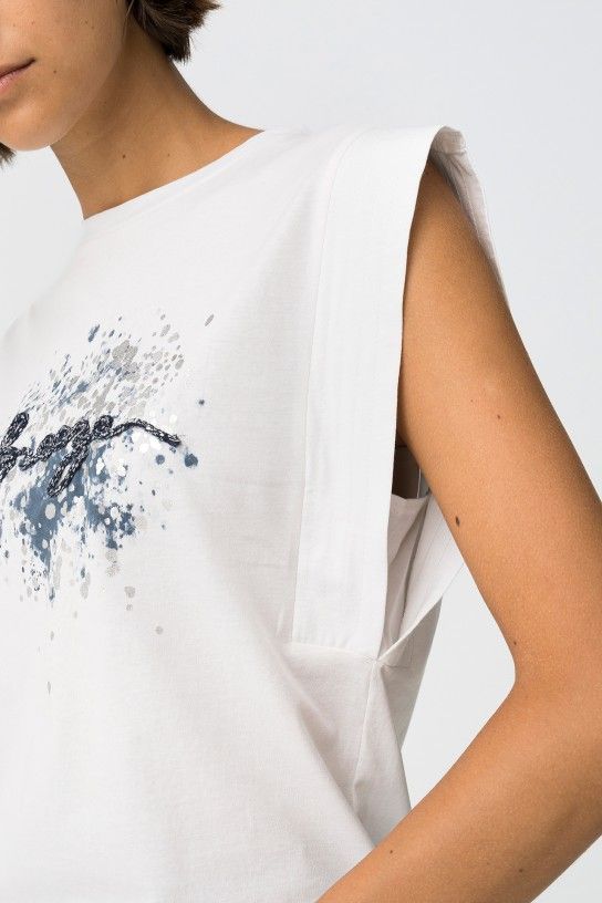 Camiseta Indigo Blanco - Imagen 5