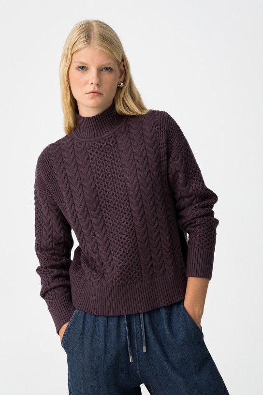 Jersey Edwina berenjena