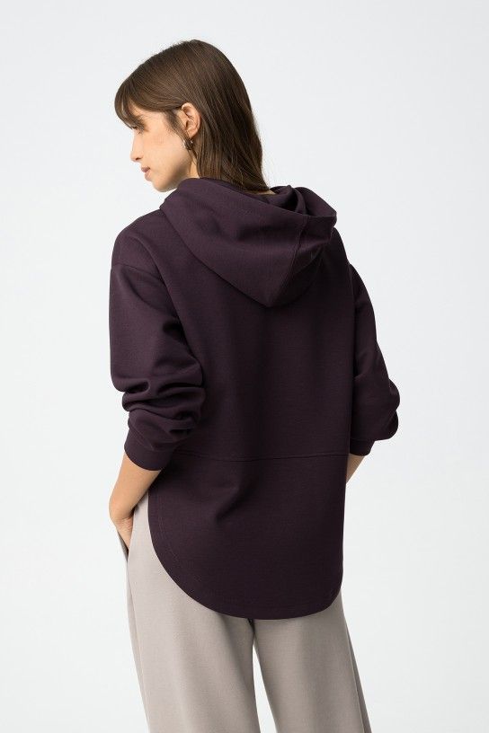 Sudadera Caly berenjena - Imagen 4