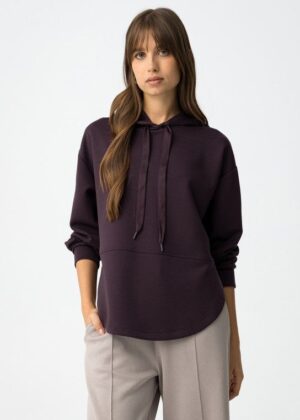 Sudadera Caly berenjena