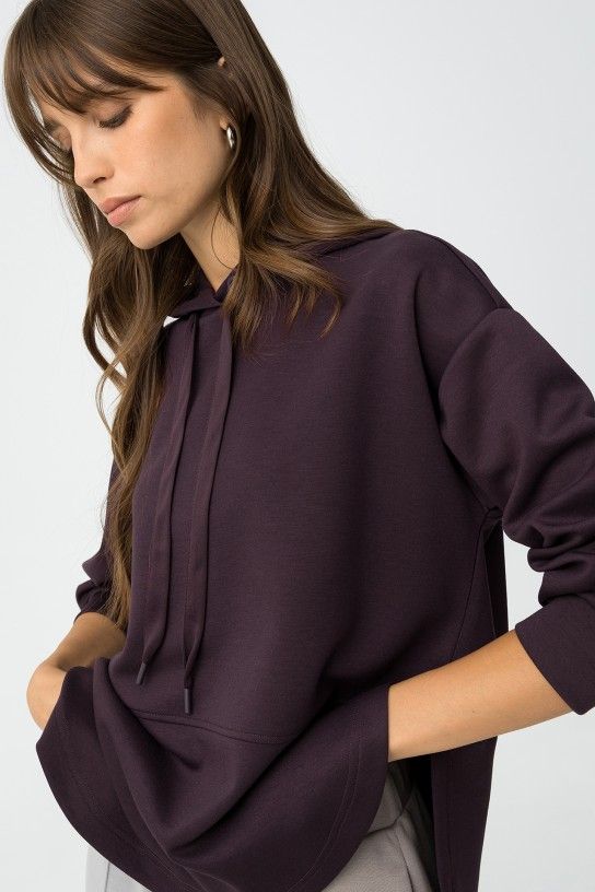 Sudadera Caly berenjena - Imagen 6