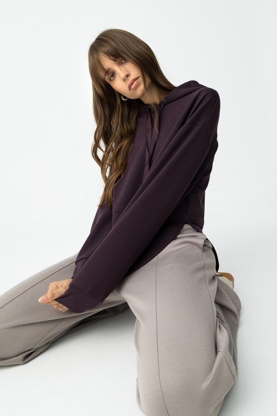 Sudadera Caly berenjena - Imagen 5