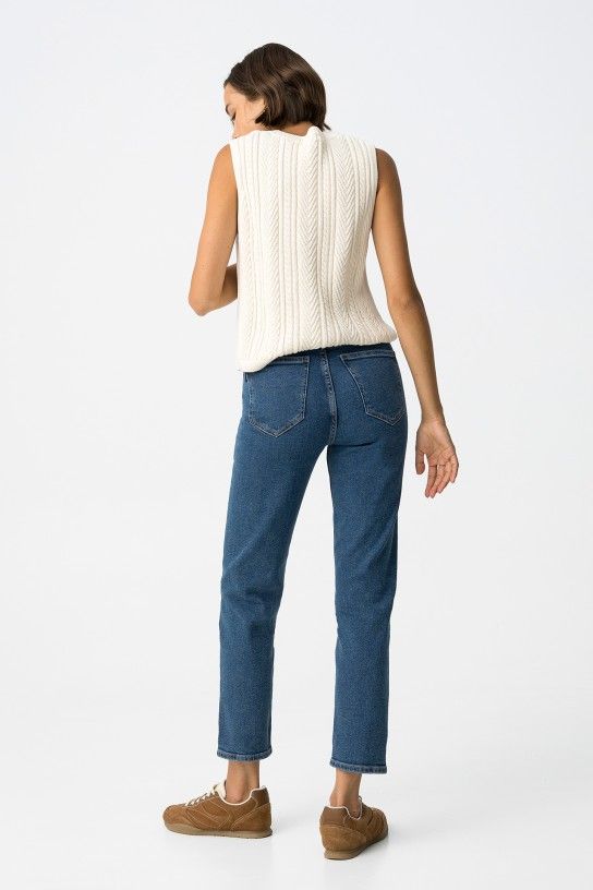 Jean MOMFIT Denim liso - Imagen 3