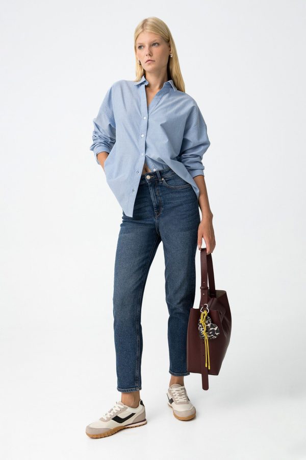 Vaquero MOMFIT Denim oscuro