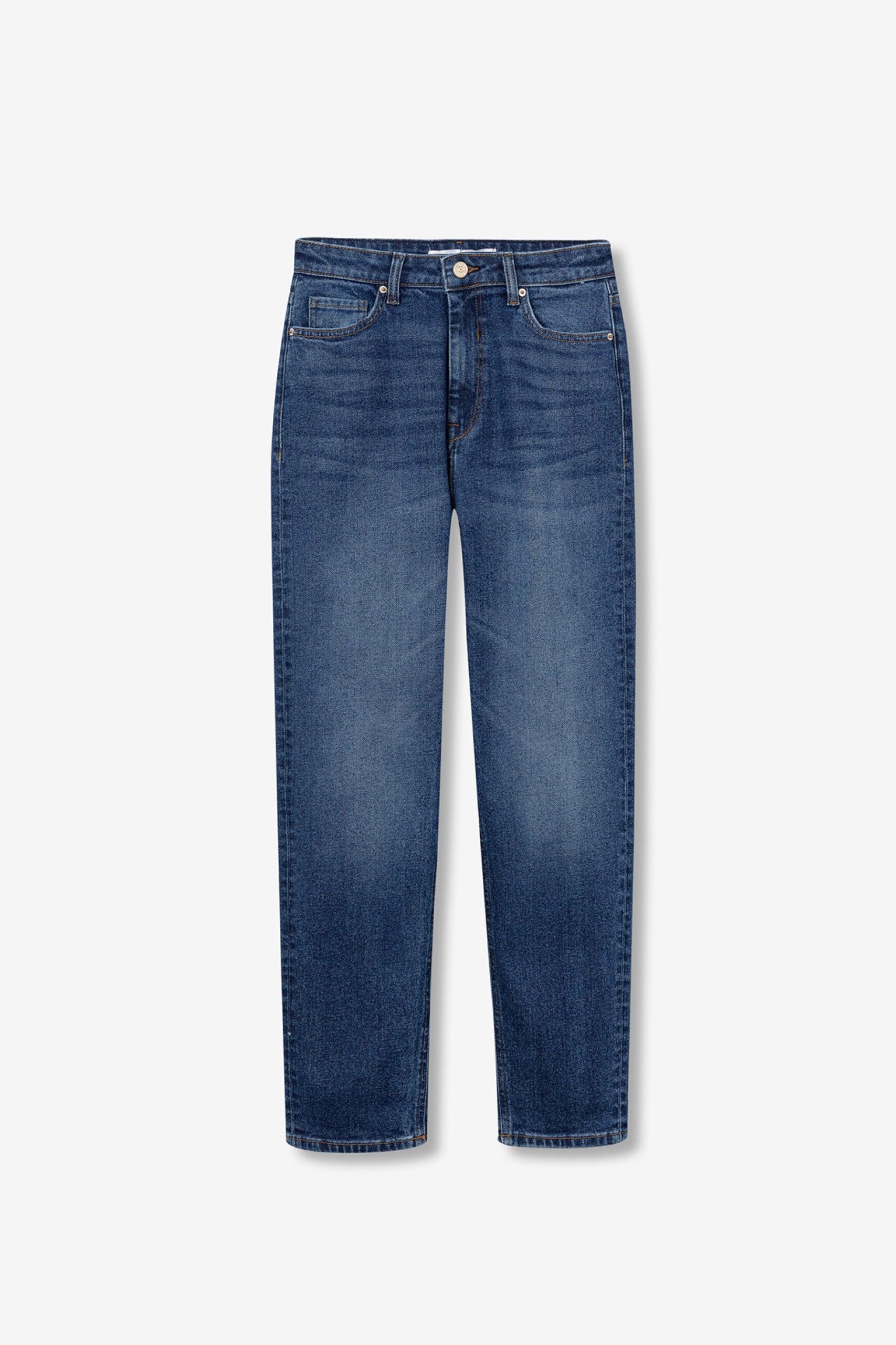 JEAN MOM_SLIM_68 Denim oscuro - Imagen 6