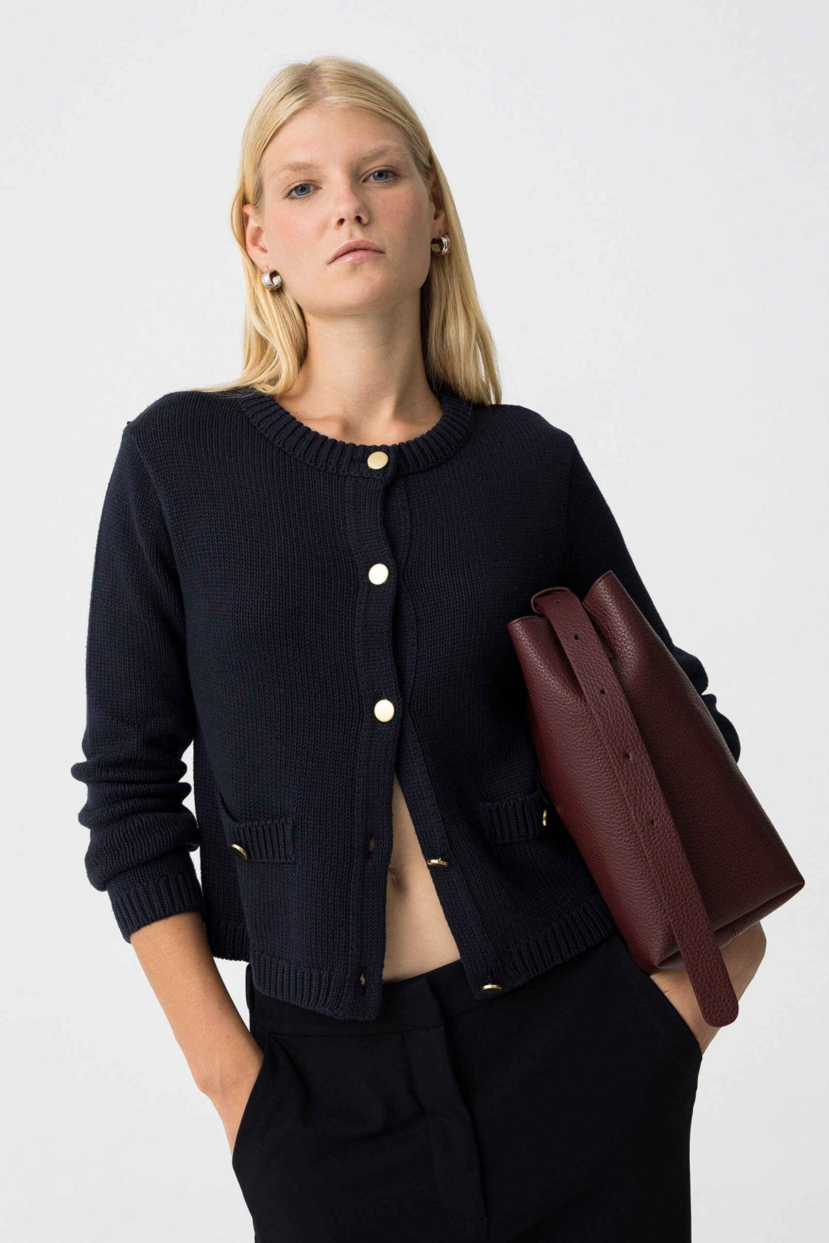 Cardigan Requiem Marino - Imagen 3